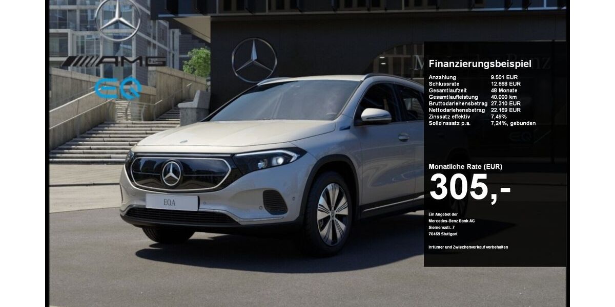 Mercedes-Benz EQA 30.820 km 31.670 &euro; Dortmund 44139