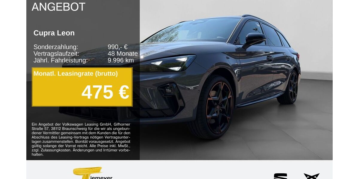 Cupra Leon 4.999 km 43.680 &euro; Gelsenkirchen OT Beckhausen 45899