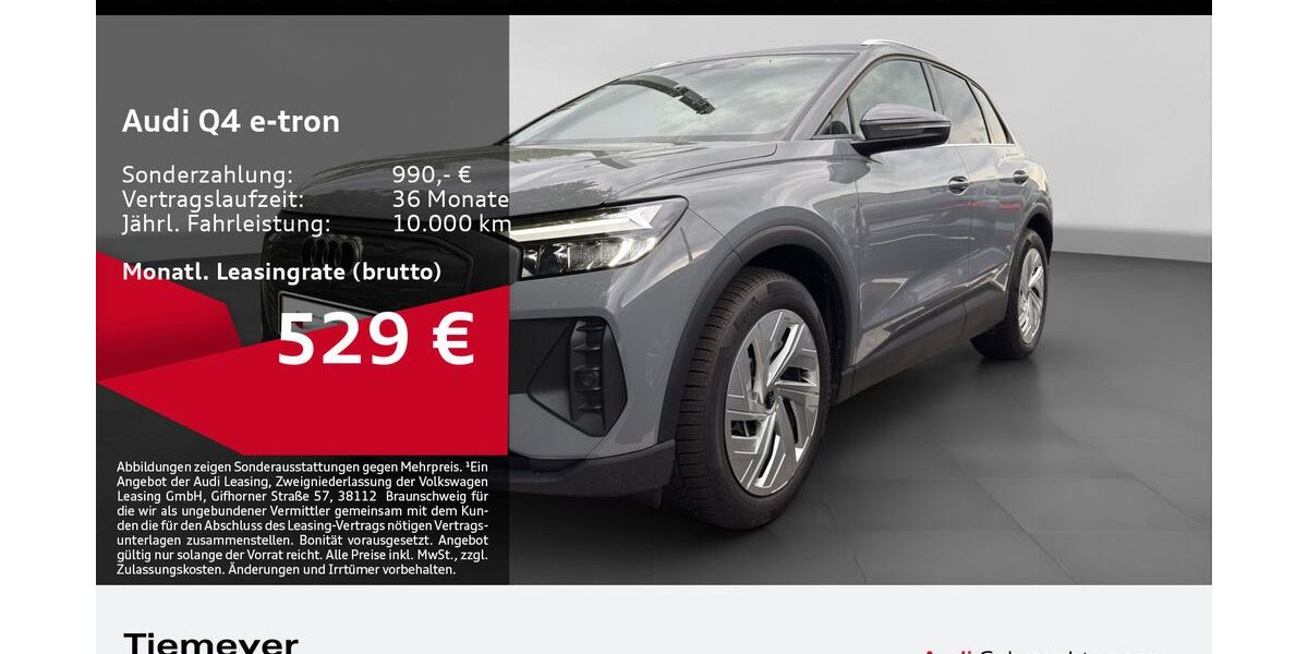 Audi Q4 e-tron 7.669 km 43.790 &euro; Gelsenkirchen 45894
