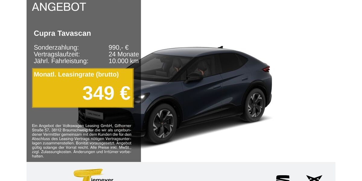 Cupra Tavascan 19.023 km 39.060 &euro; Duisburg 47059