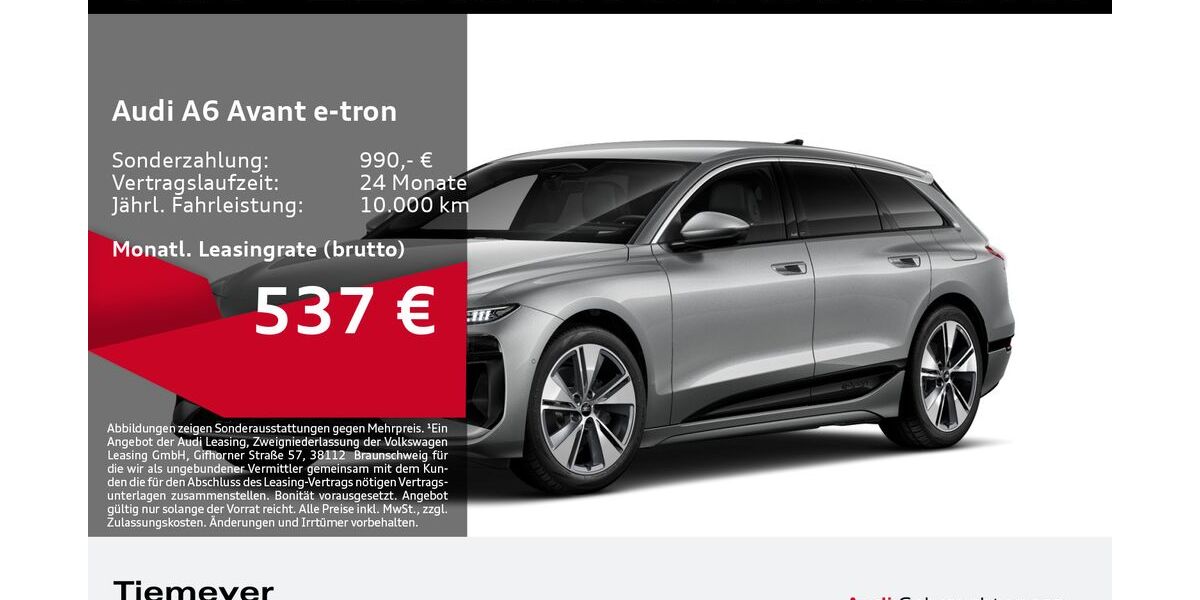 Audi A6 e-tron 33.744 km 52.920 &euro; Gelsenkirchen 45894