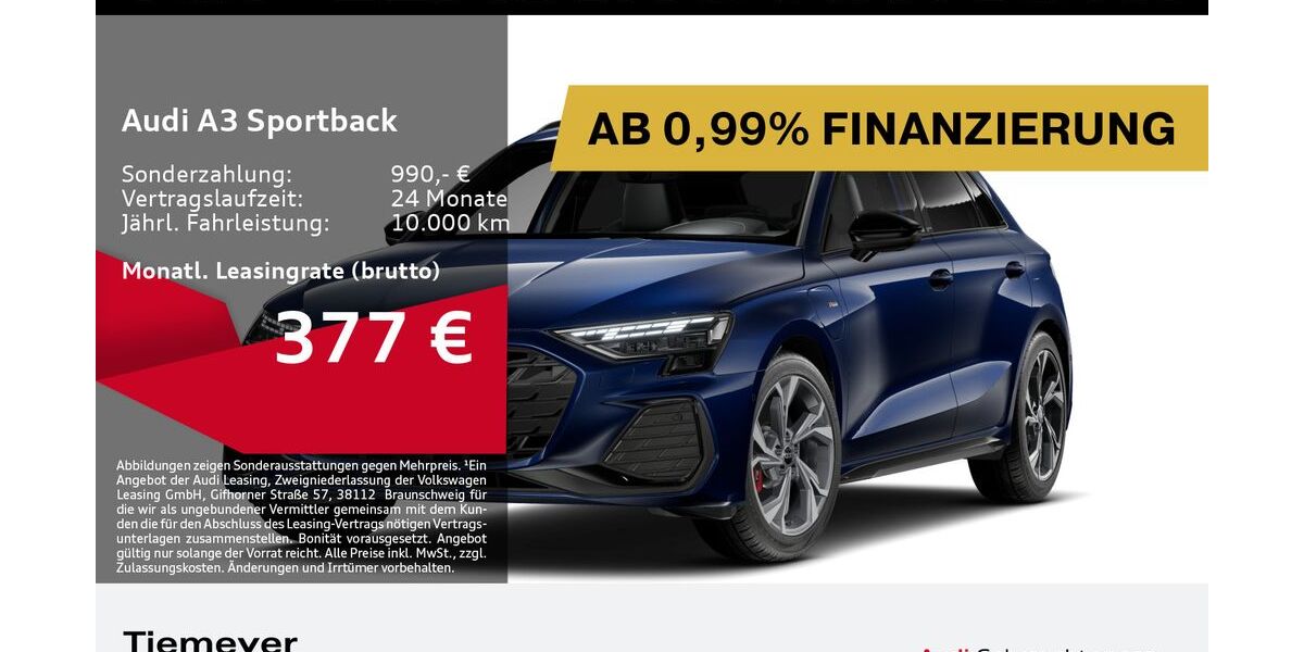 Audi A3 7.761 km 38.390 &euro; Gelsenkirchen 45894