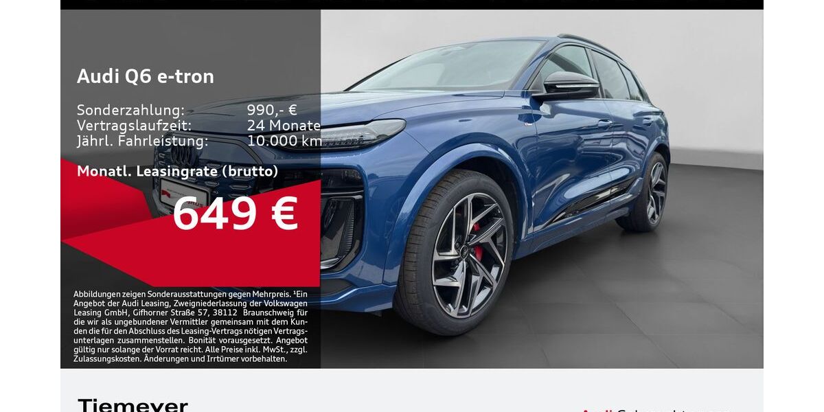 Audi Q6 e-tron 16.981 km 63.220 &euro; Gelsenkirchen 45894