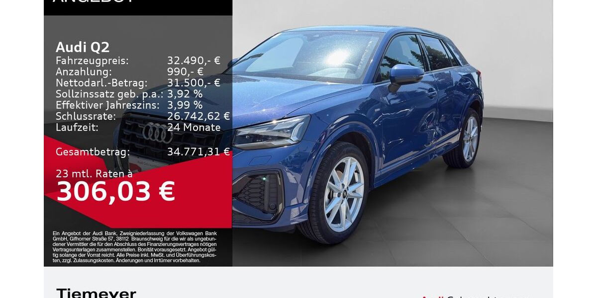 Audi Q2 8.740 km 30.630 &euro; Gelsenkirchen 45894