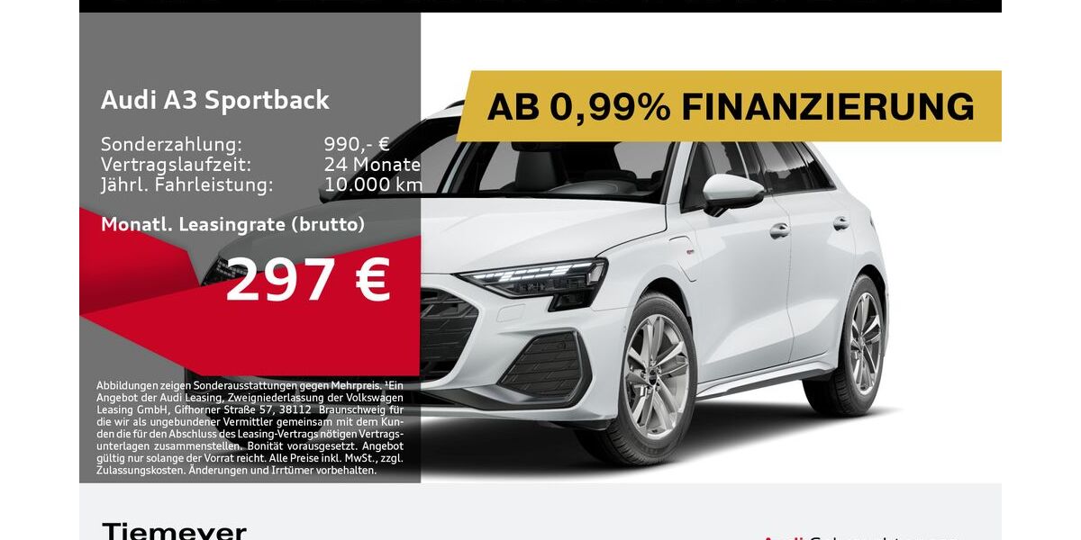 Audi A3 11.870 km 37.290 &euro; Gelsenkirchen 45894