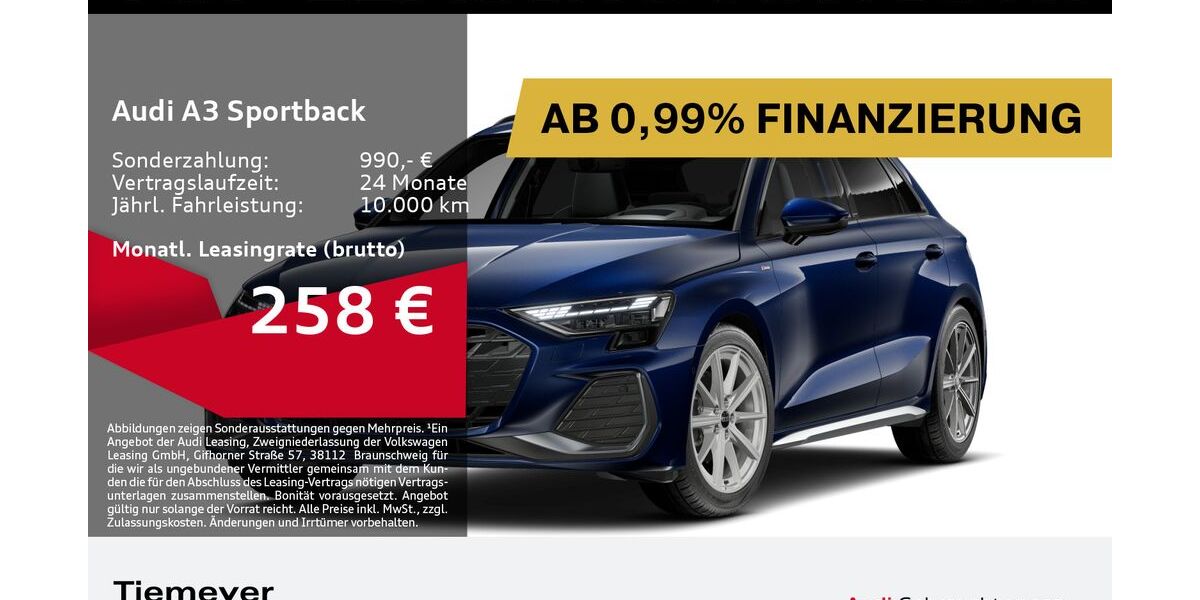 Audi A3 7.731 km 29.680 &euro; Gelsenkirchen 45894